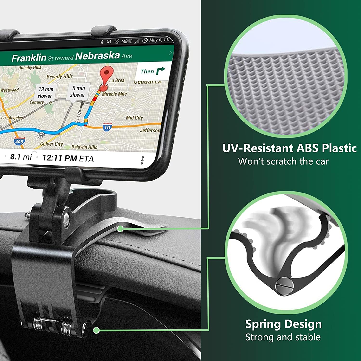 Universal Car Dashboard Phone Holder