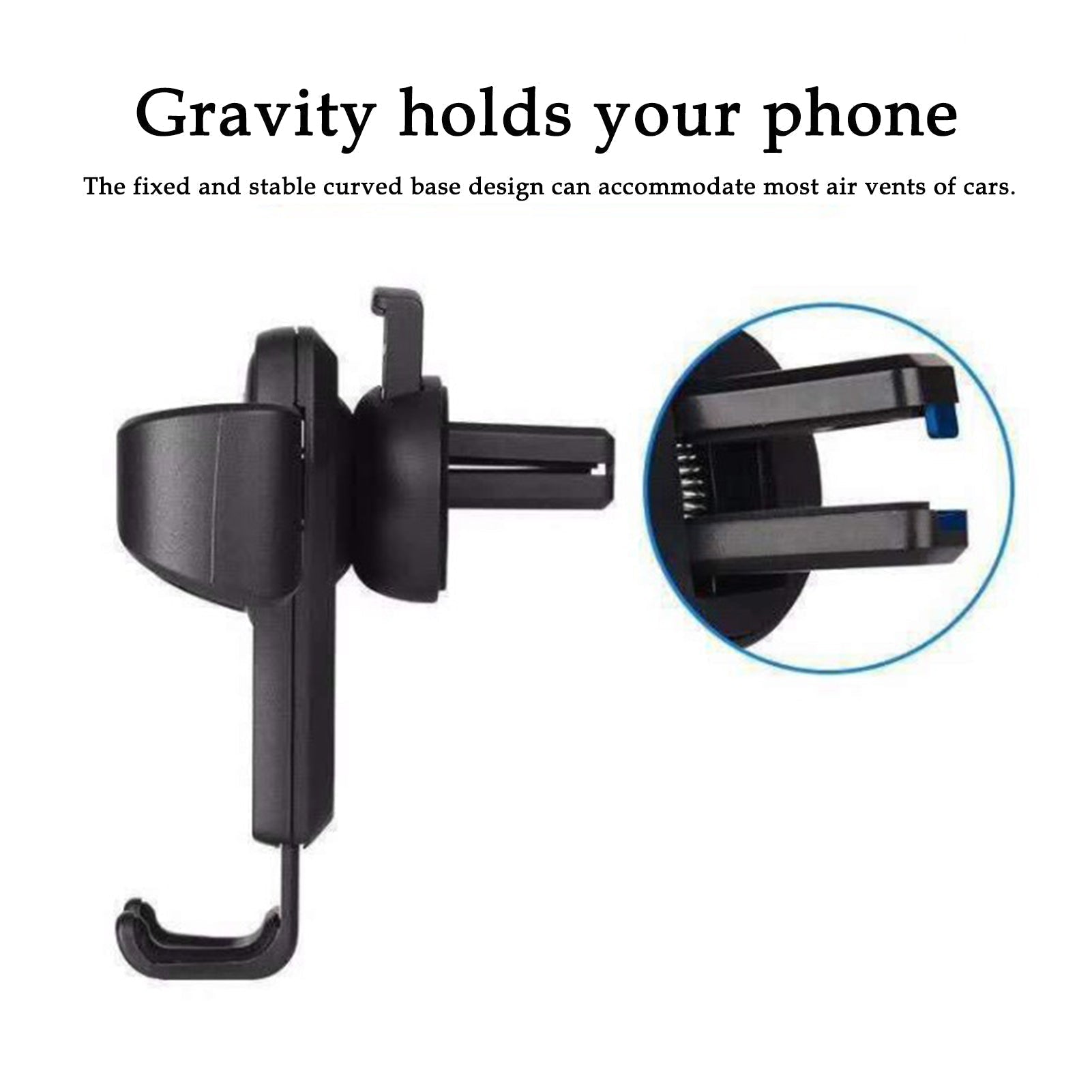 Air Vent Mount Clip Holder Stand
